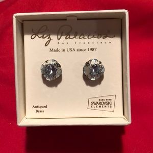 Liz palacioz light blue earrings studs